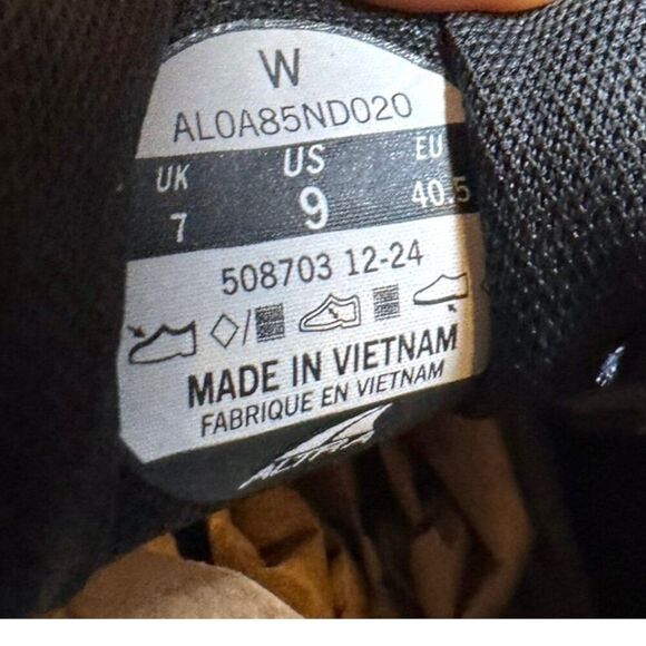 Altra Lone Peak 8 Zero Drop Trail Running Shoe Women’s US 9 / EU 40.5 Black Grey - Picture 7 of 7